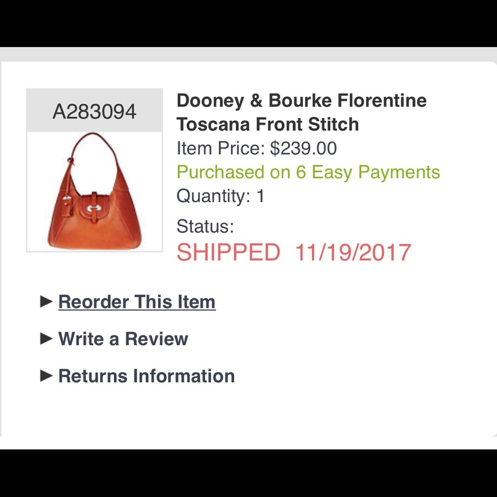 Dooney and Bourke purse